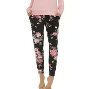 Flora Nikrooz NWT size M pajama pants velour floral print